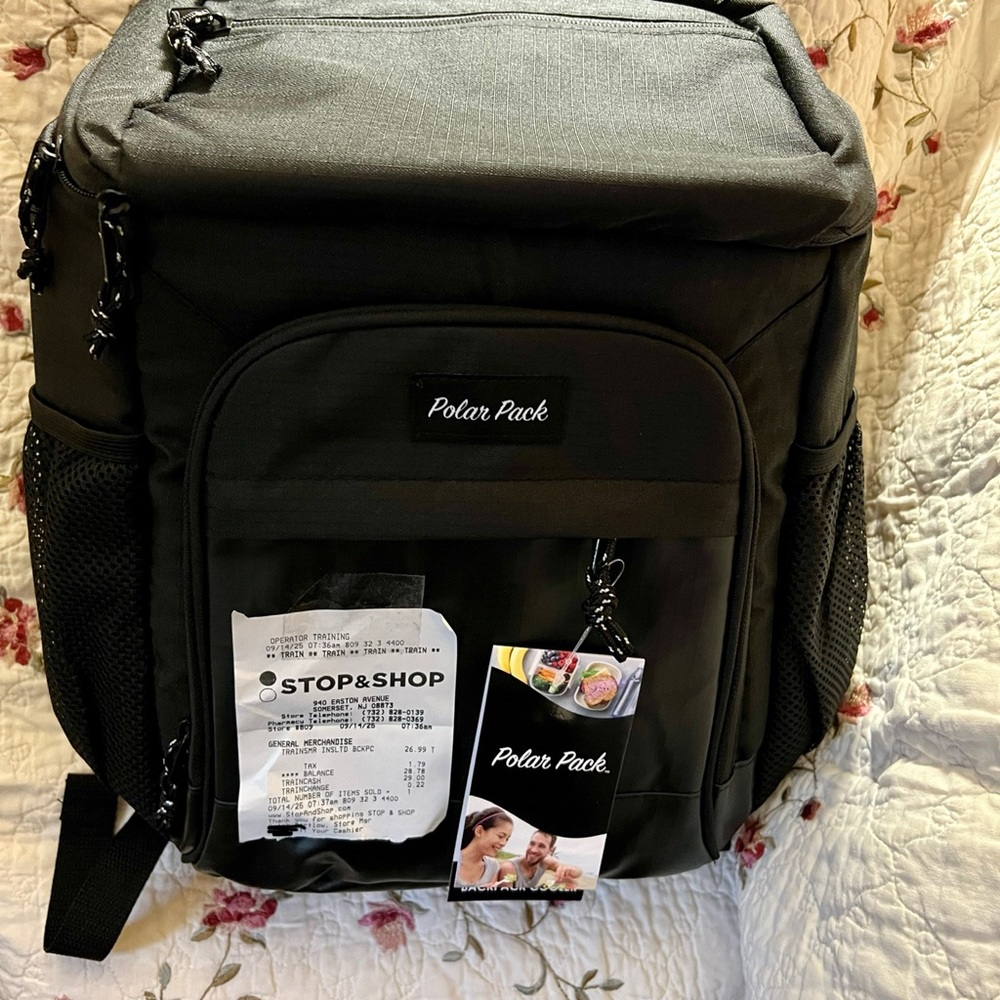 Black Backpack Cooler
